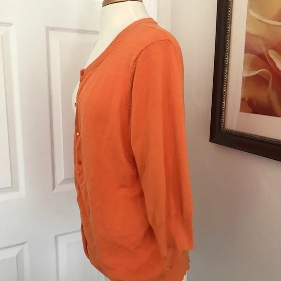 Orange Cardigan - Picture 2 of 5